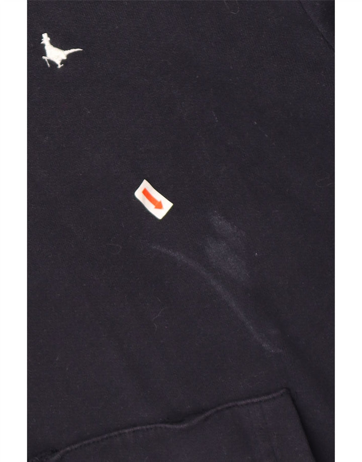 JACK WILLS Pull à capuche pour homme en coton bleu marine Small