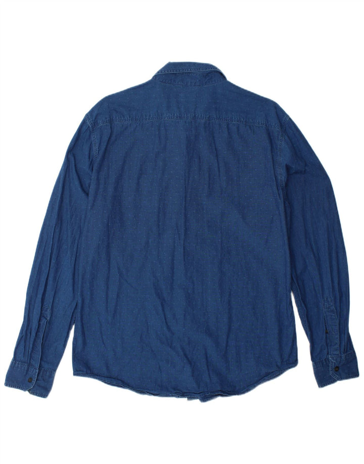 LEVI'S Chemise Slim Homme Bleu Marine Large Coton