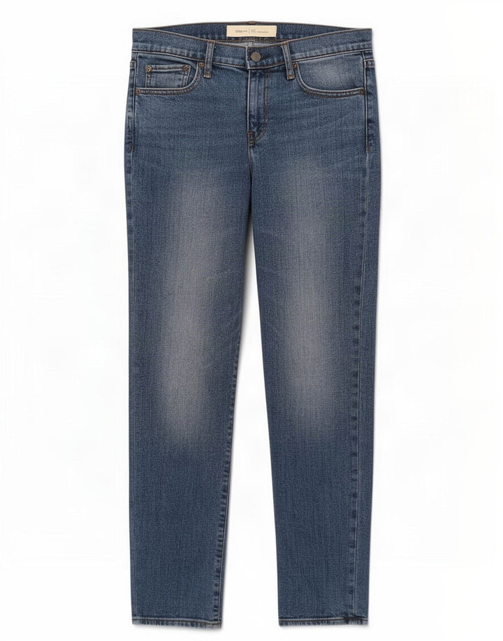 Gap Jean Droit Femme W28 L29 Bleu Coton