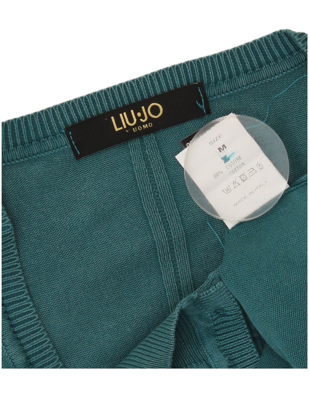 Liu Jo Homme Cardigan Pull Bleu Moyen Coton