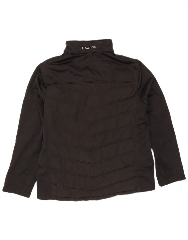 Nautica Veste matelassée pour homme UK 40 Large Noir Polyester