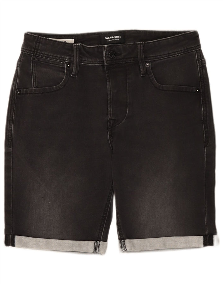 Jack & Jones Short en Jean Regular Homme XS W28 Gris Coton