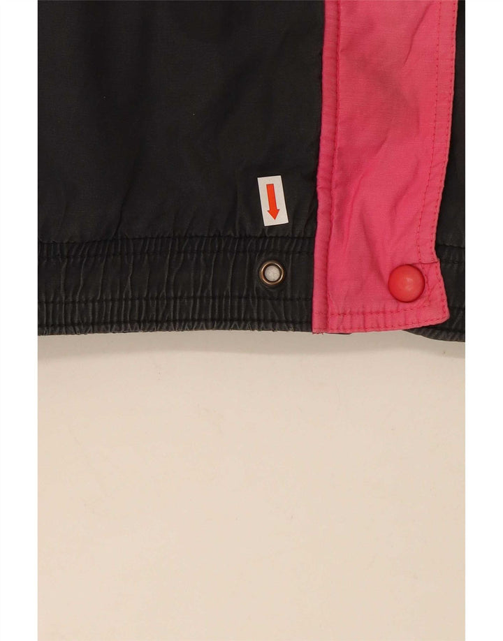 veste de ski femme vintage UK 18 XL Colourblock multicolore