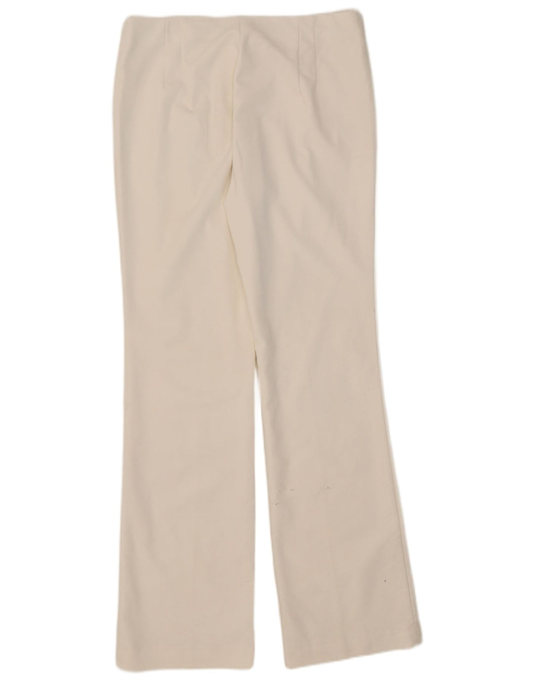 Zara Pantalon décontracté bootcut pour femme XL W32 L32 Blanc