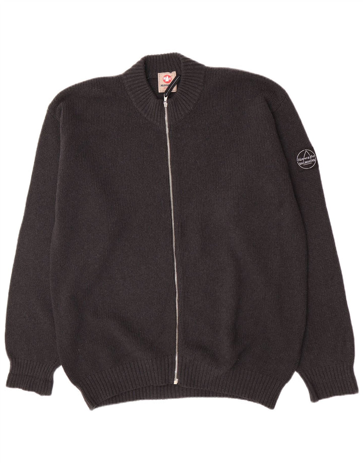Murphy & Nye Cardigan Pull XL Gris Laine Homme