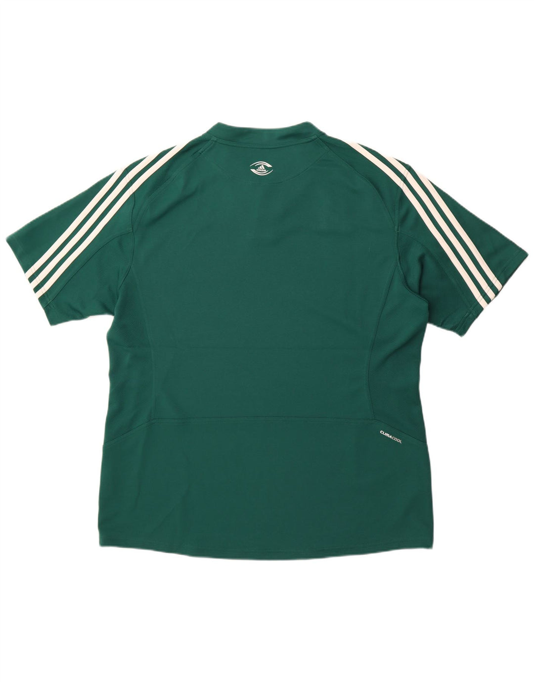 Adidas Hommes Climacool T-Shirt Top 2XL Vert Rayé Polyester