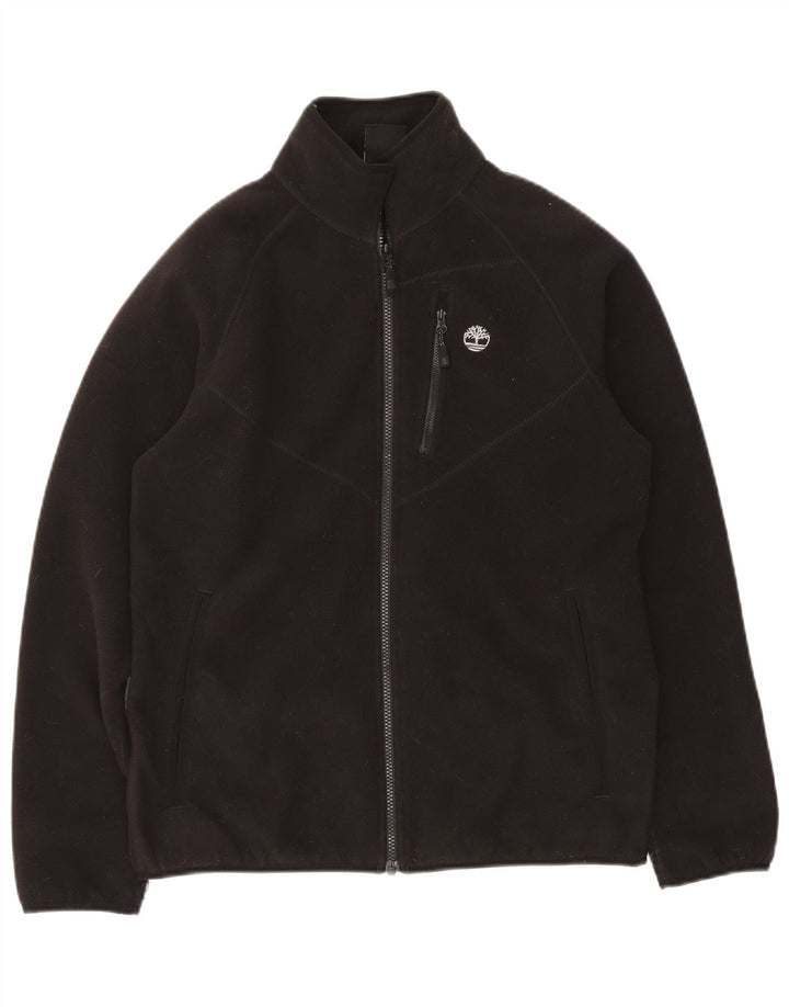 TIMBERLAND Veste polaire surdimensionnée pour femme UK 10 Small Noir