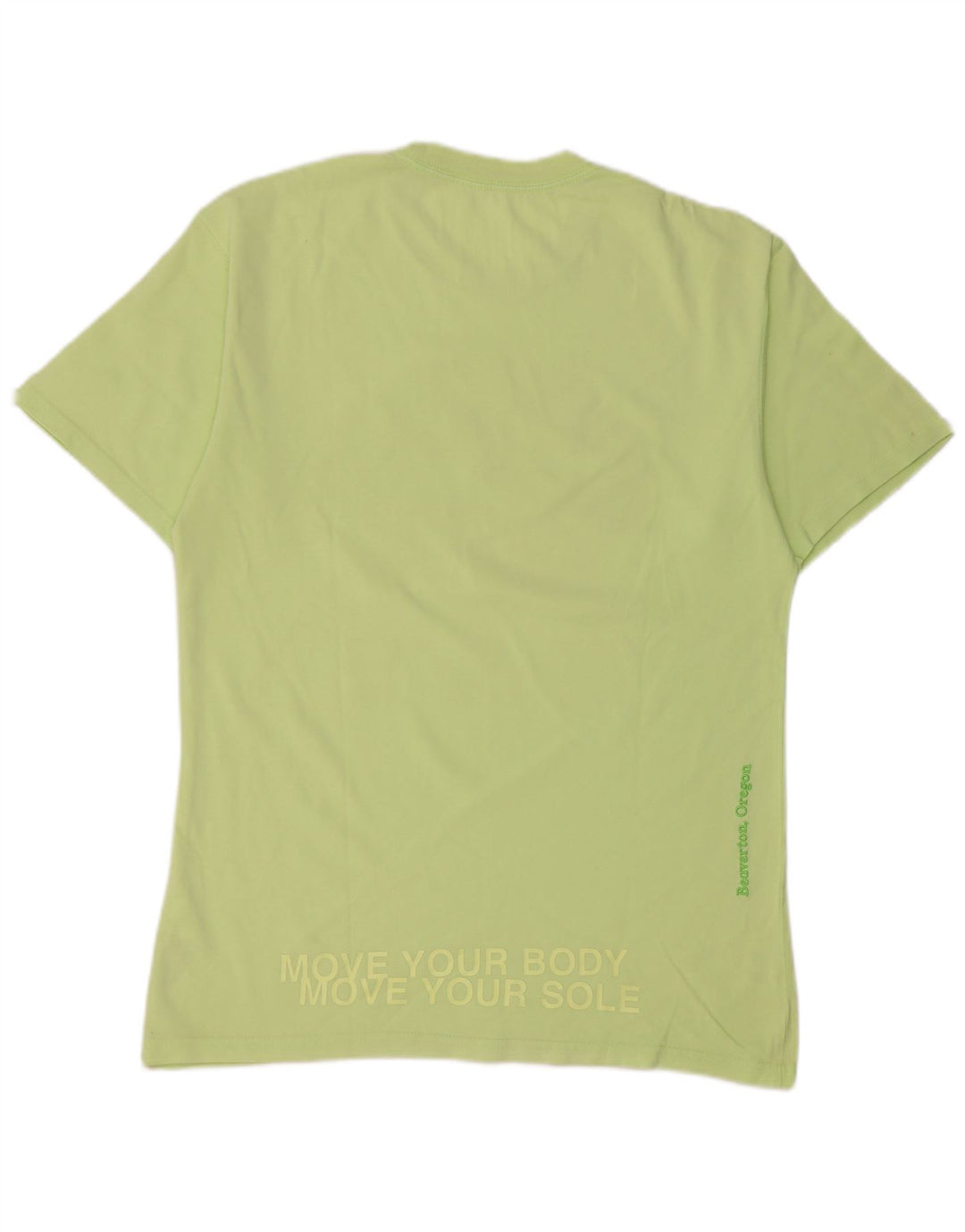 Nike T-shirt graphique pour homme en coton vert petit