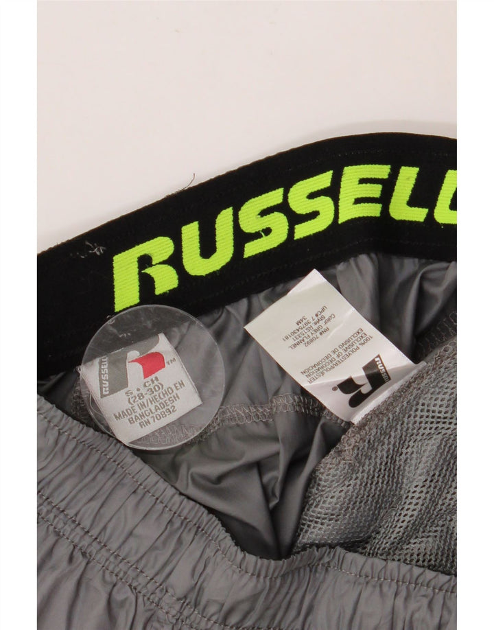 RUSSELL ATHLETIC Pantalon de survêtement pour homme Small Gris Colorblock Polyester