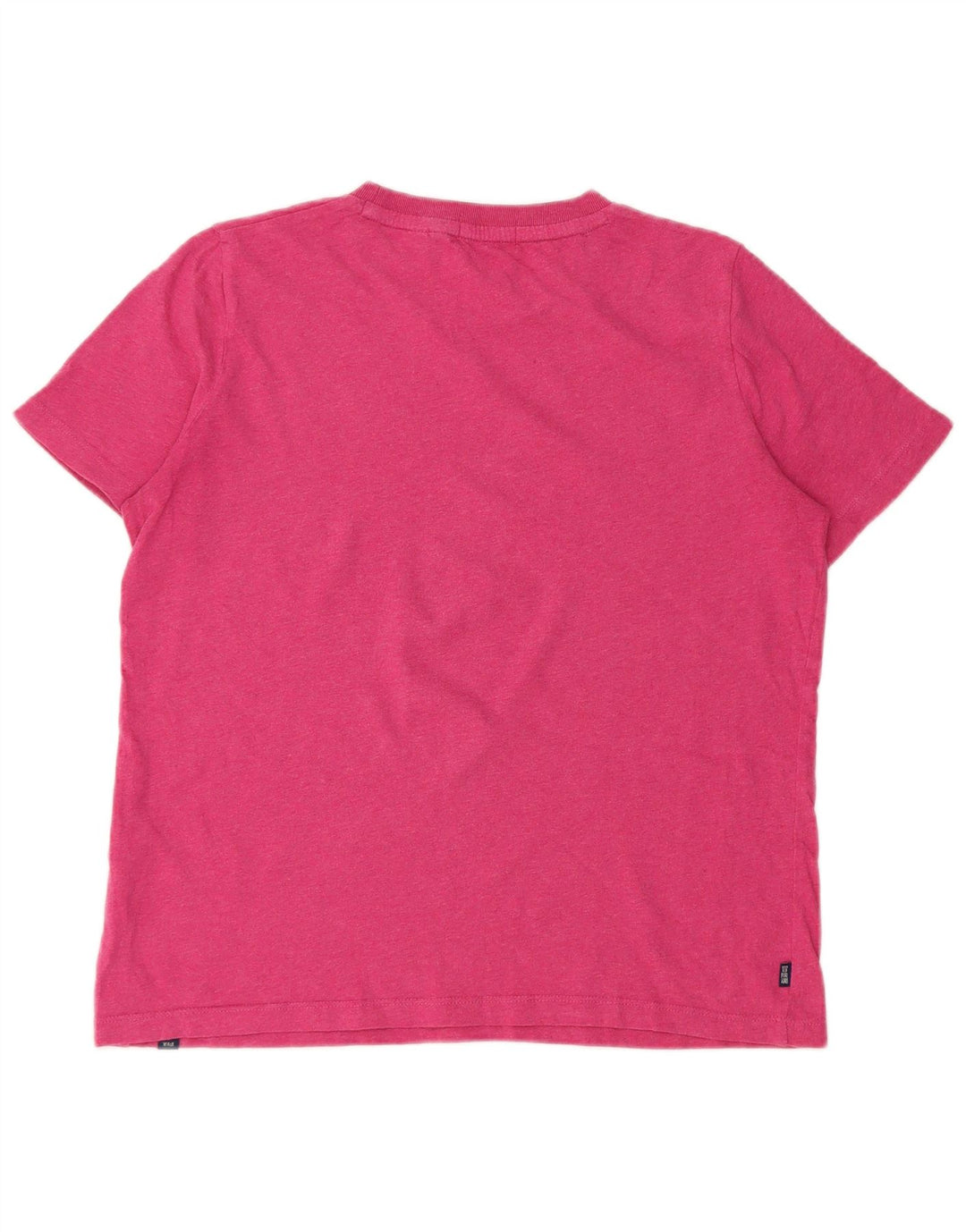 Superdry Femme T-Shirt Oversize UK 8 Petit Rose Coton