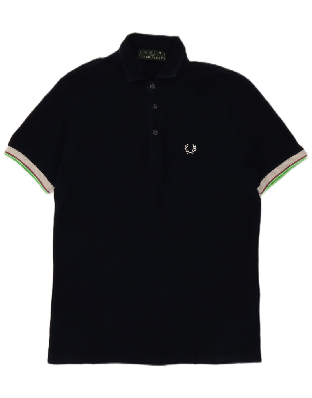 Fred Perry Polo Homme Petit Bleu Marine Coton