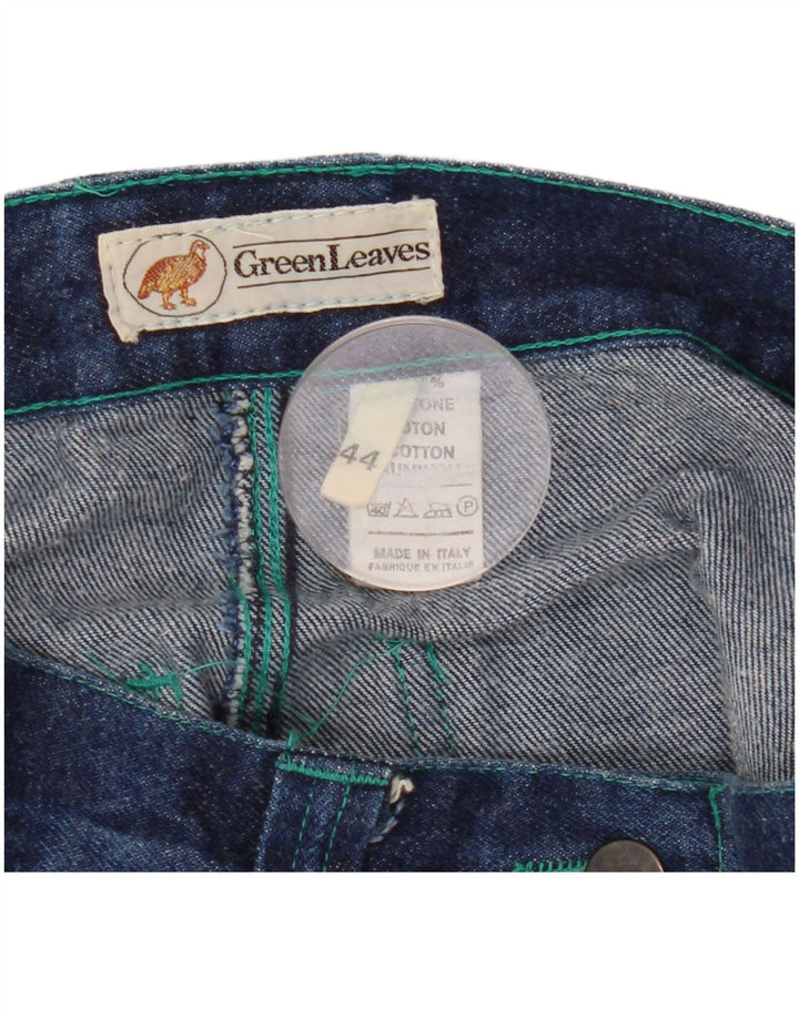 GREEN LEAVES Jupe en jean pour femme IT 44 Medium W26 Bleu Coton