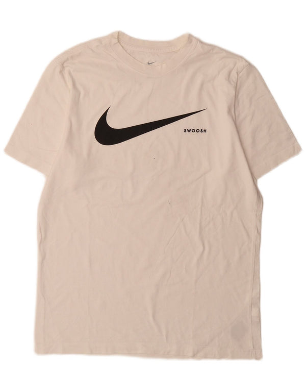 Nike T-shirt graphique en coton blanc moyen pour homme
