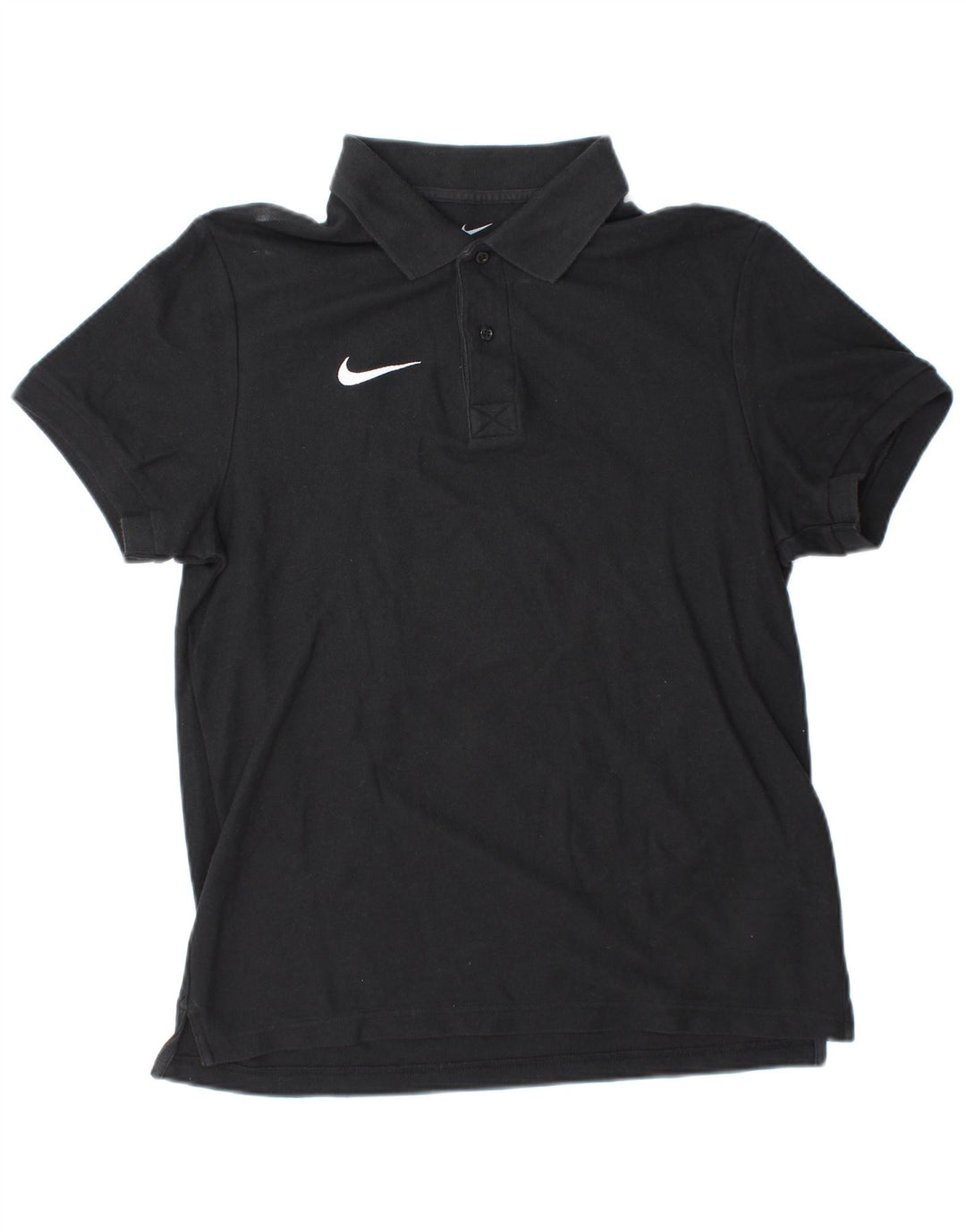 NIKE Polo Homme Coton Noir Moyen