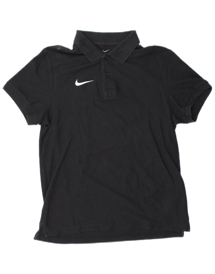 NIKE Polo Homme Coton Noir Moyen