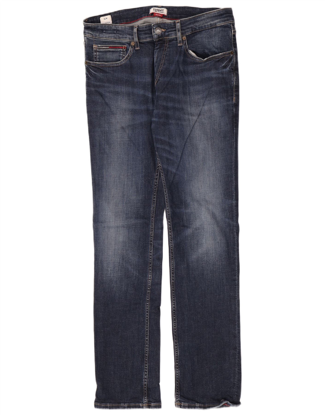 Tommy Hilfiger Jean Slim Homme W32 L32 Bleu Coton