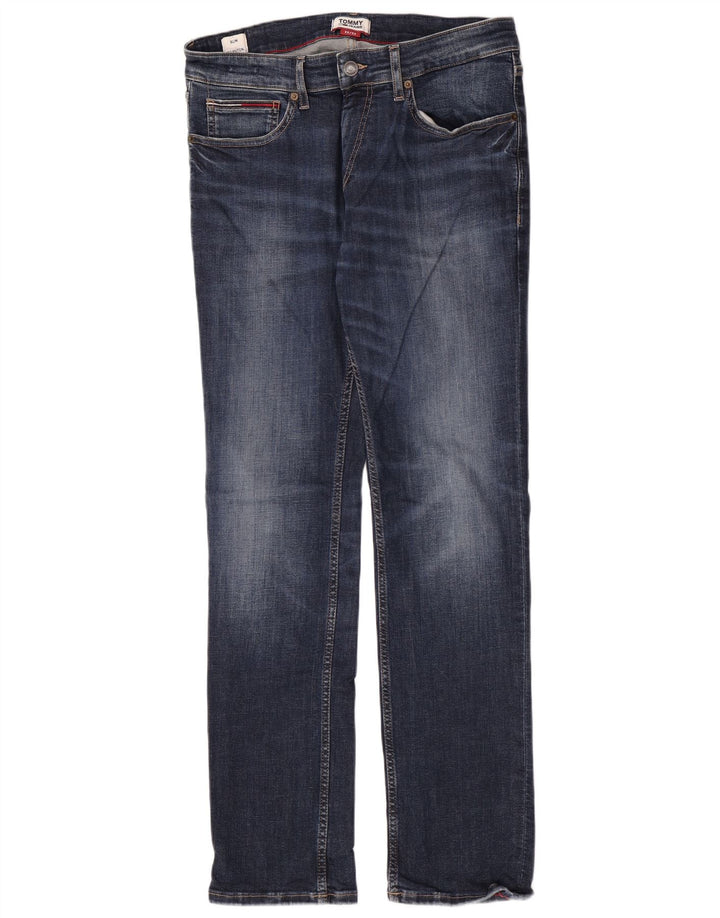 Tommy Hilfiger Jean Slim Homme W32 L32 Bleu Coton