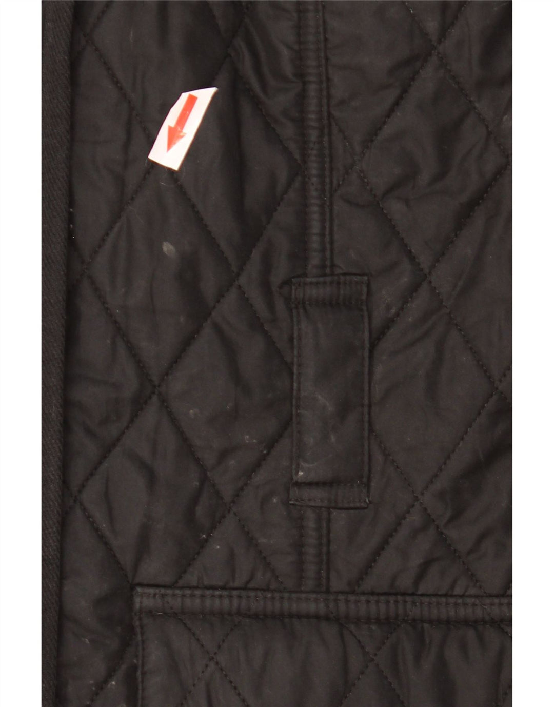 Barbour Veste matelassée militaire pour femme UK 14 Large Noir Polyester