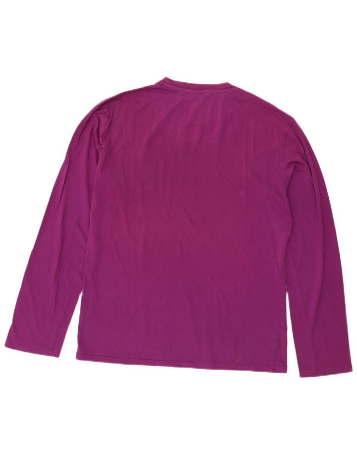 Carrera Haut Graphique à Manches Longues Homme Violet Moyen