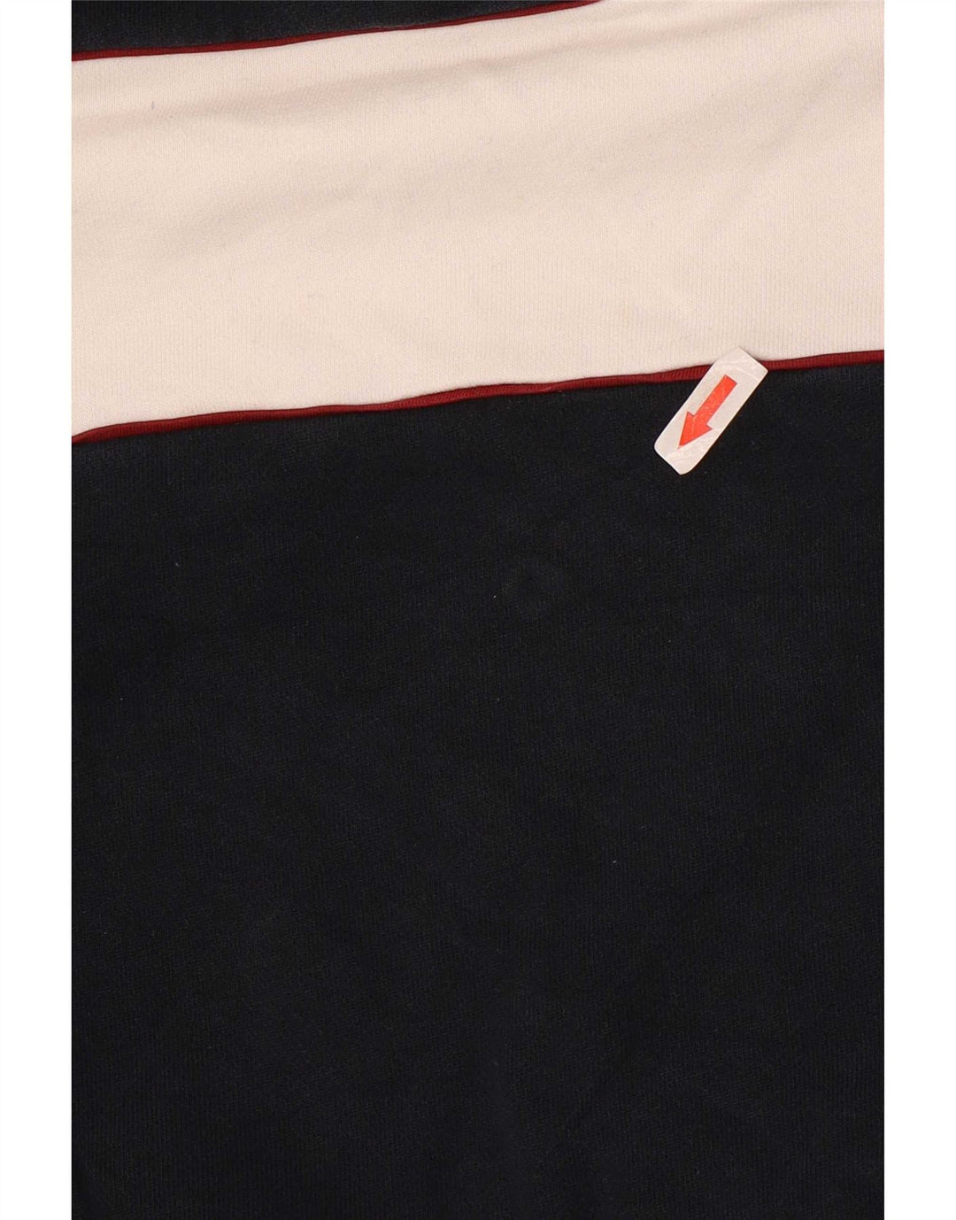 Marks & Spencer Sweat-shirt à col zippé pour homme, grand, bleu marine, color block