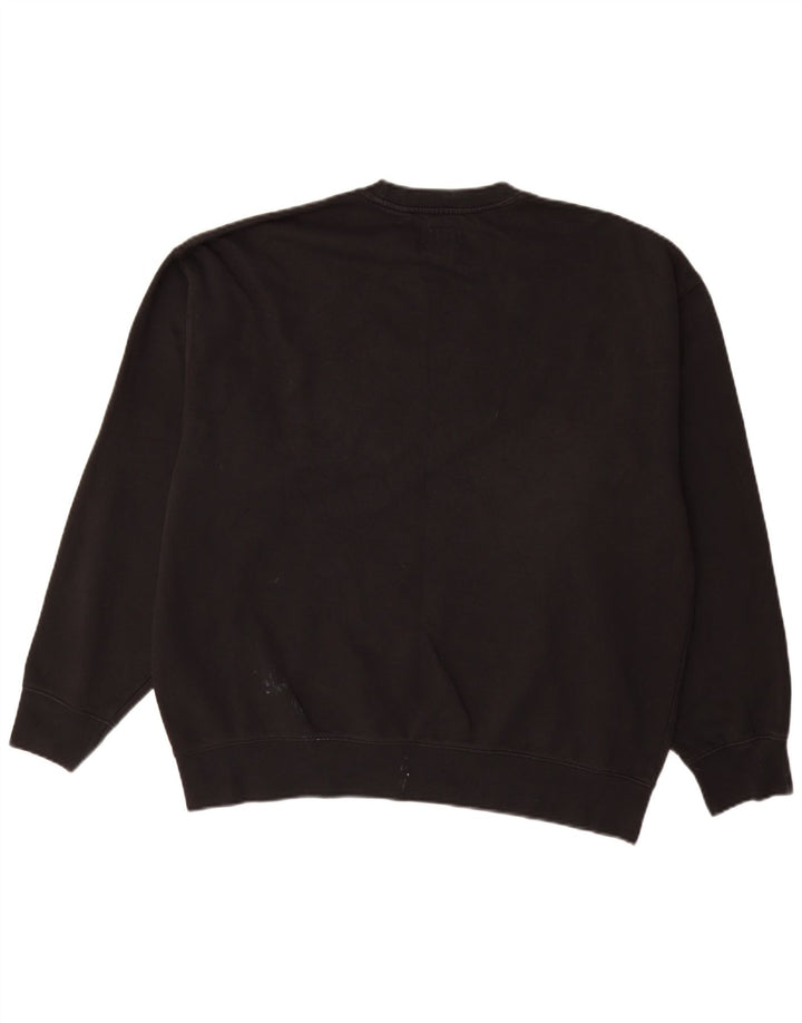 LEVI'S Sweat-shirt décontracté pour homme en coton noir Taille L