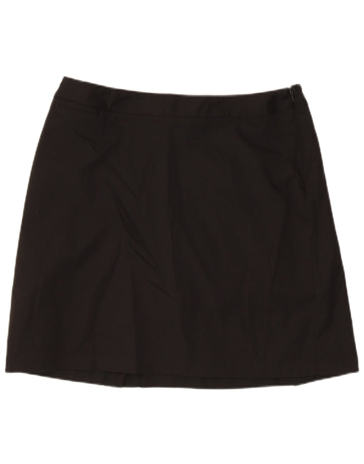 Adidas Mini jupe trapèze pour femme US 10 Large W32 Noir Polyester