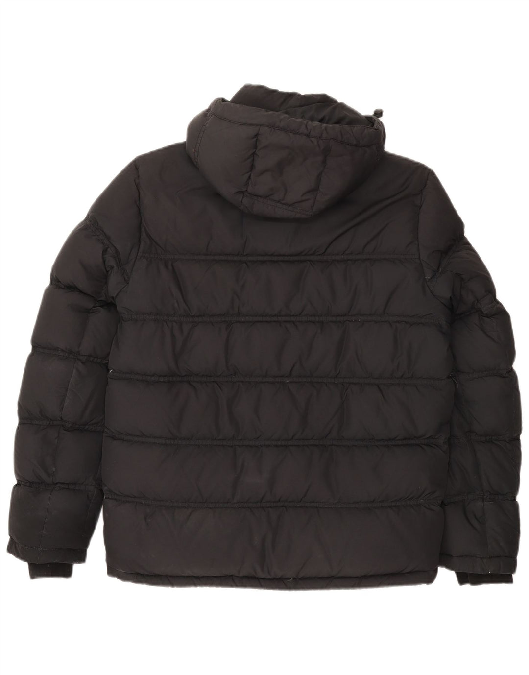 Tommy Hilfiger Veste matelassée à capuche pour homme UK 38 Gris moyen Coton