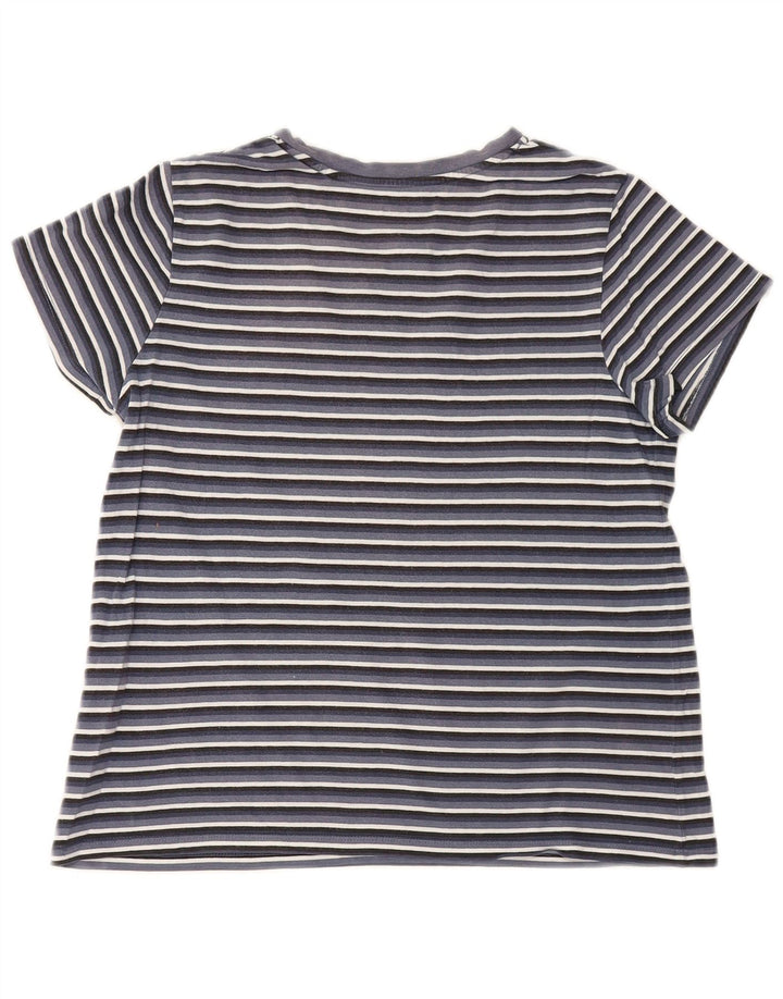 Levi's T-Shirt Femme UK 12 Bleu Marine Moyen Rayé
