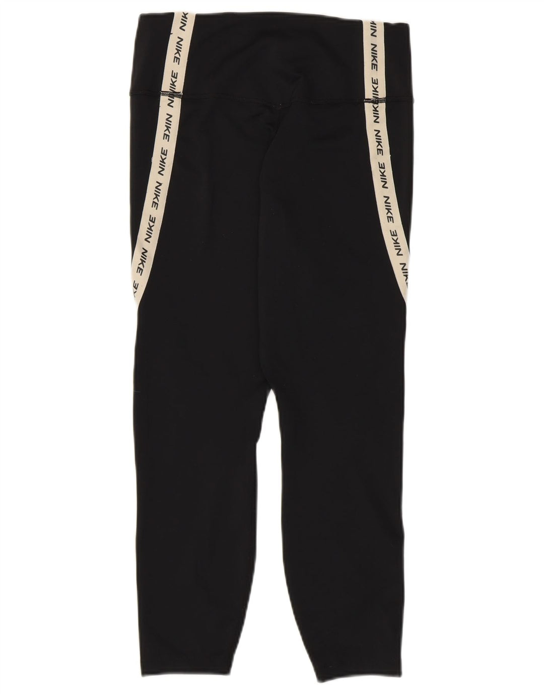 NIKE Legging Capri Dri Fit Graphic pour femme UK 12 Noir moyen colour block