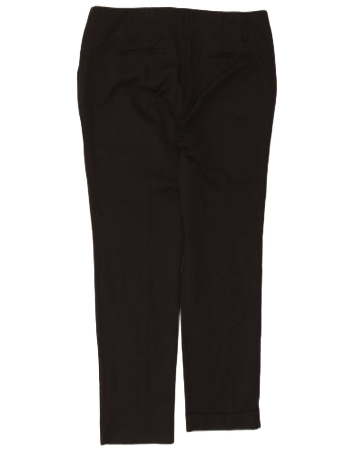 Zara Pantalon Chino Slim Femme Large W34 L30 Noir