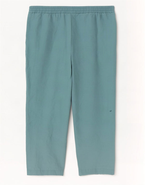 Marks & Spencer Pantalon décontracté taille haute pour femme UK 20 2XL W38 L26 Bleu