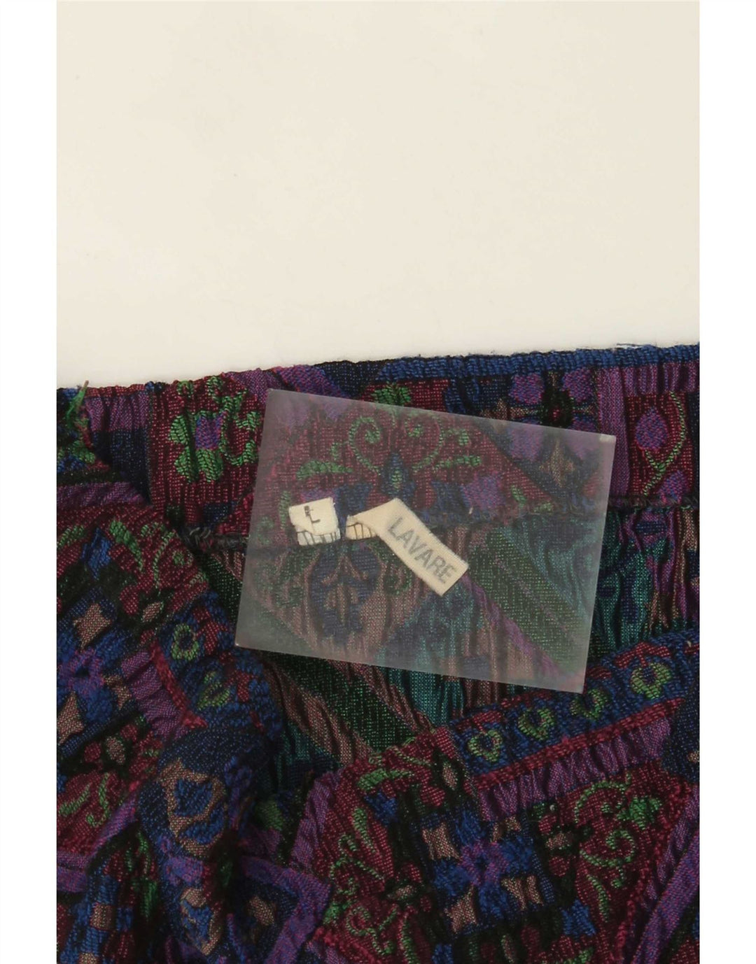 jupe crayon femme vintage Grande W34 Floral multicolore