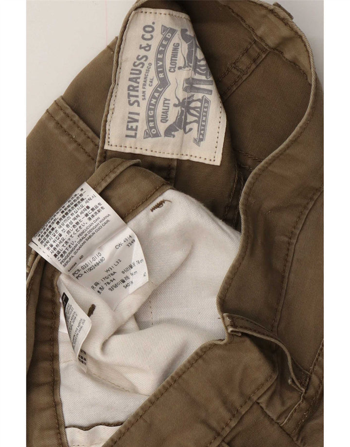 Levi's Short Chino W31 Homme Kaki Moyen Coton
