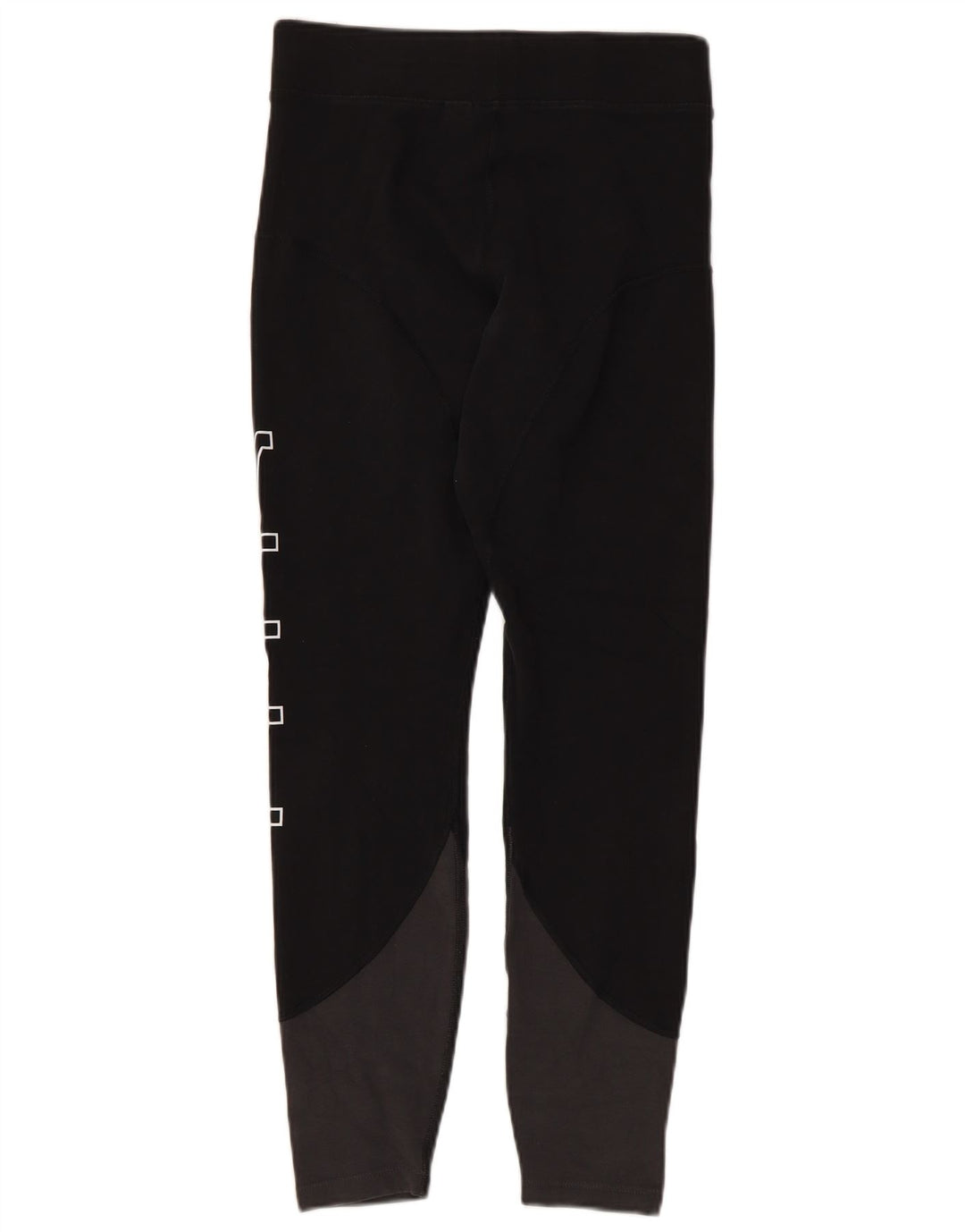 Nike Legging graphique pour femme UK 42 en coton color block noir moyen