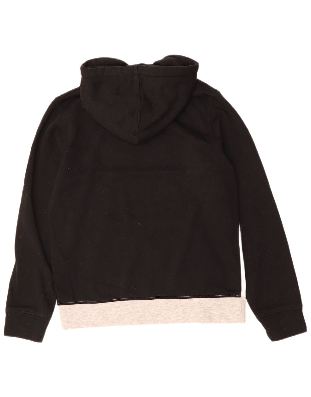 JACK & JONES Pull à capuche graphique pour hommes, petit, en coton color block noir