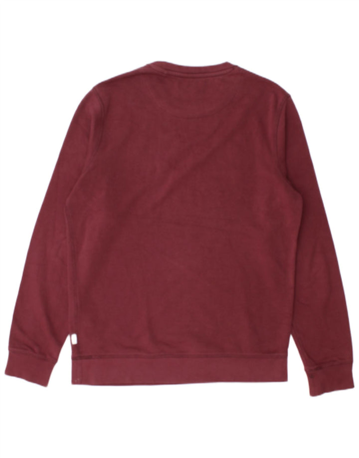 JACK & JONES Sweat-Shirt Graphique Homme Coton Bordeaux Moyen