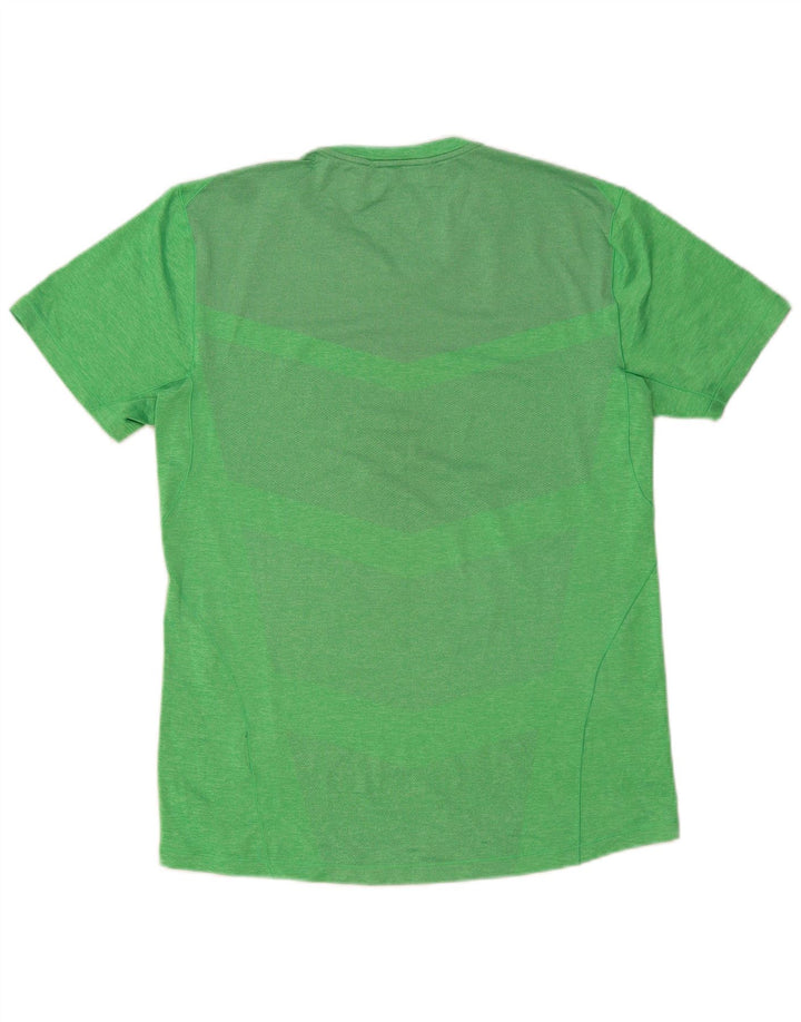 Nike Homme Dri Fit T-Shirt Haut Vert Moyen