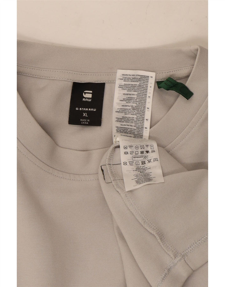 G-Star Homme Top Manches Longues XL Gris Coton