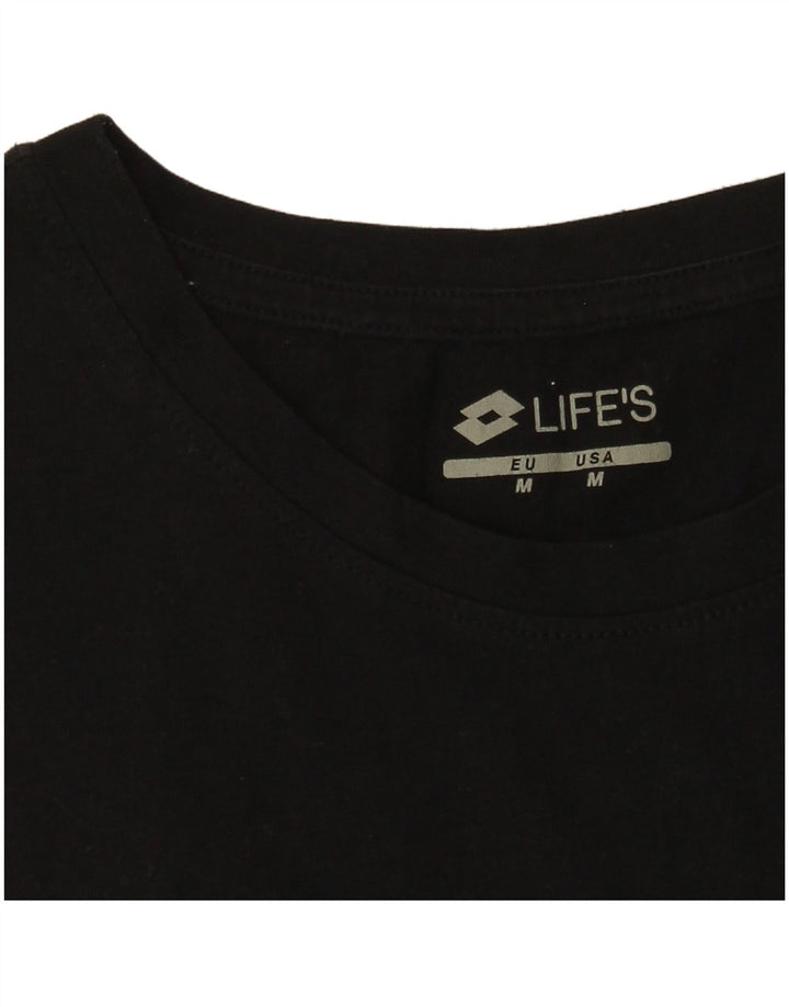 Lotto T-Shirt Homme Noir Moyen