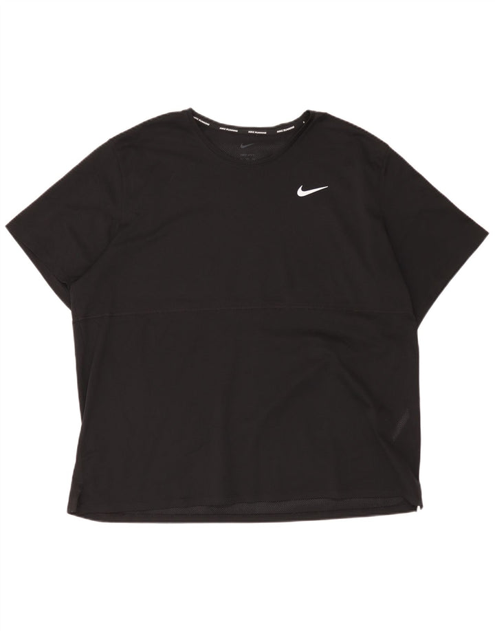 Nike Hommes Dri Fit T-Shirt Haut 2XL Noir Polyester