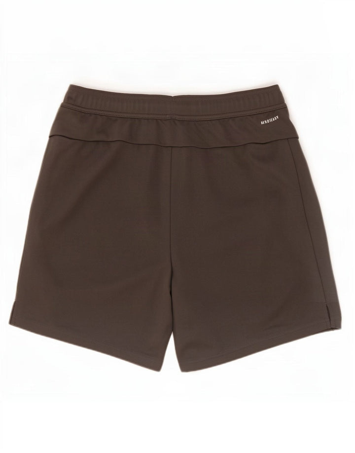 Adidas Short de Sport Aeroready Regular Fit Homme Gris Moyen Polyester