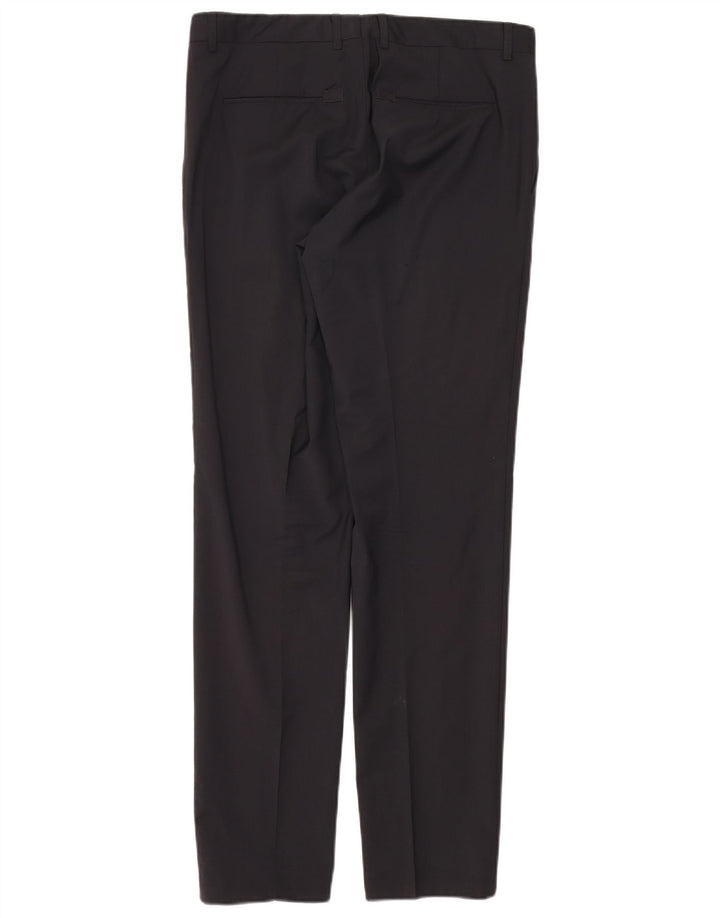 Calvin Klein Costume 2 pièces pour homme à 2 boutons IT 50 Large W34 L33 Laine noire