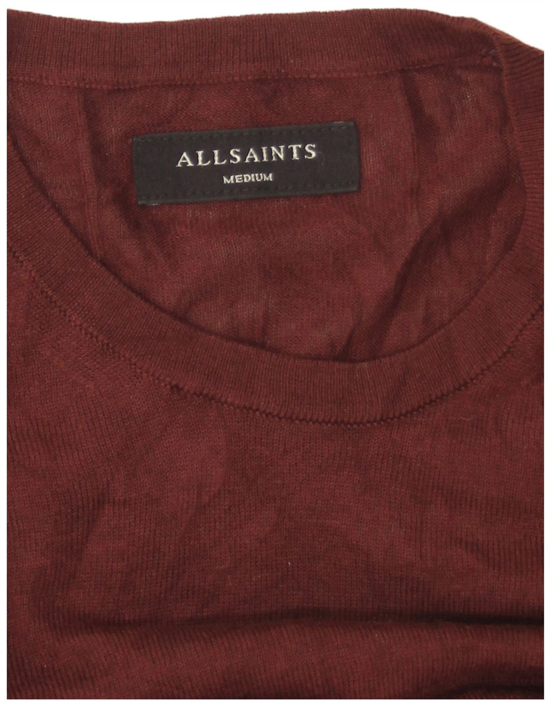All Saints Pull Col Bateau Homme Marron Moyen