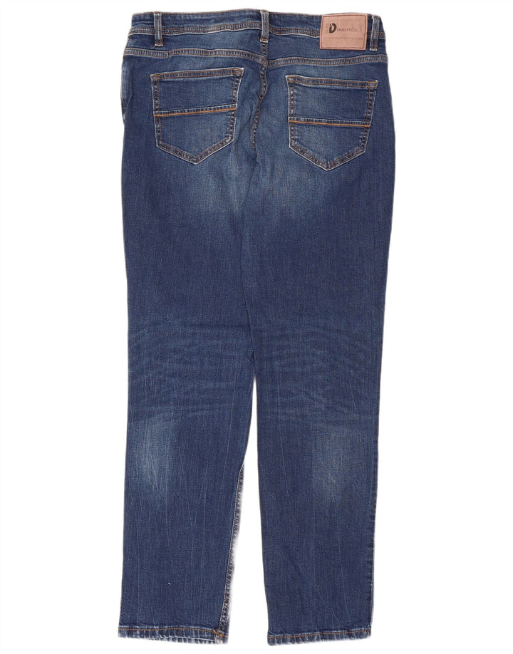 Dack's Jean Slim Homme IT 50 Large W32 L30 Bleu Coton
