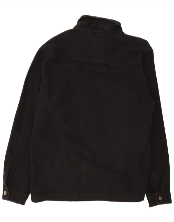 SUPERDRY Veste Bomber Homme UK 40 Large Noir Coton