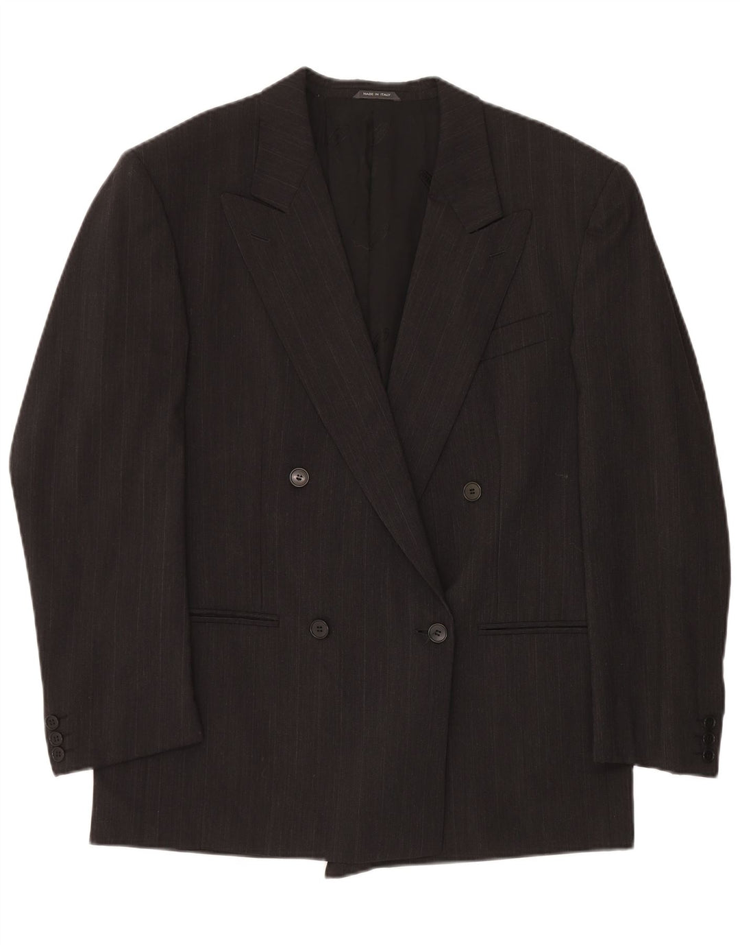 MISSONI Veste Blazer Uomo Double Boutonnage Homme IT 50 Grandes Rayures Grises