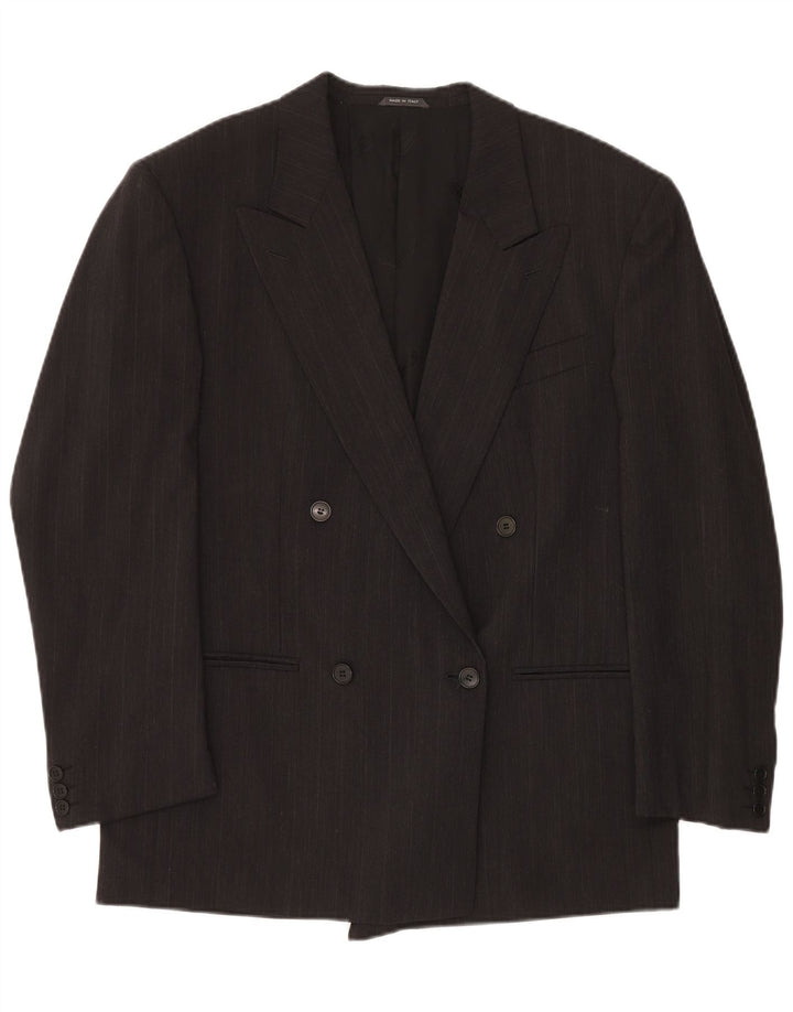 MISSONI Veste Blazer Uomo Double Boutonnage Homme IT 50 Grandes Rayures Grises