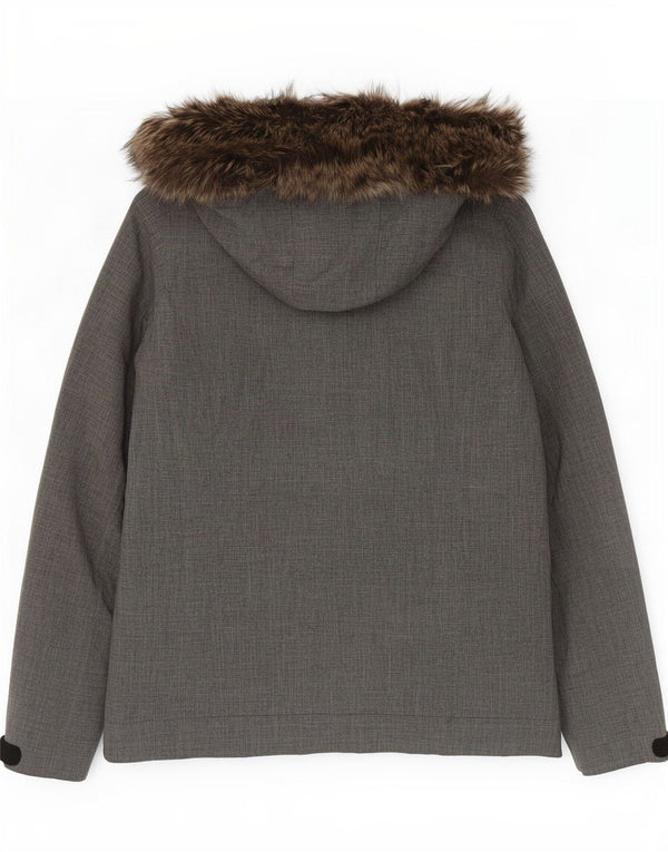 O'Neill Veste Parka à capuche pour homme UK 40 Large Gris Polyester