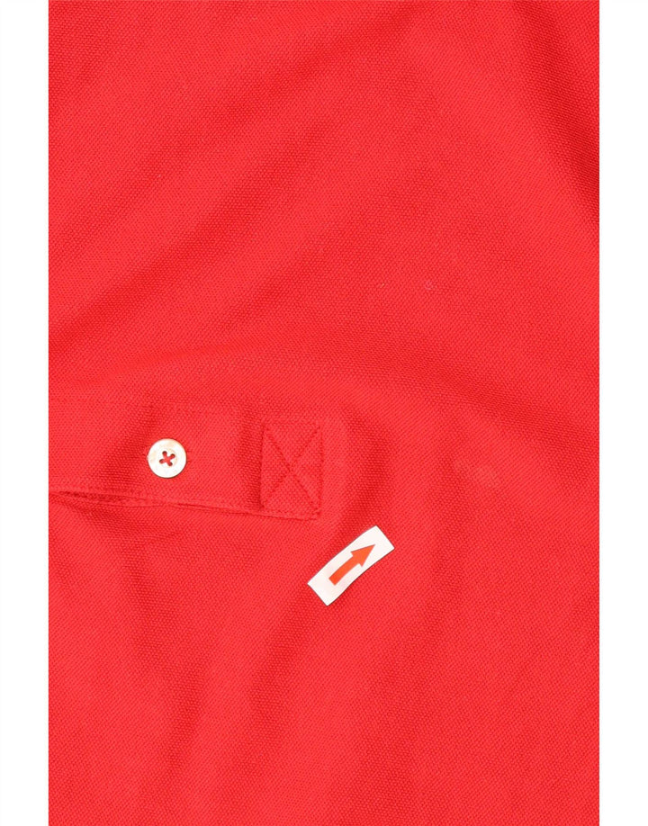 Kappa Polo Homme Large Rouge Rayé
