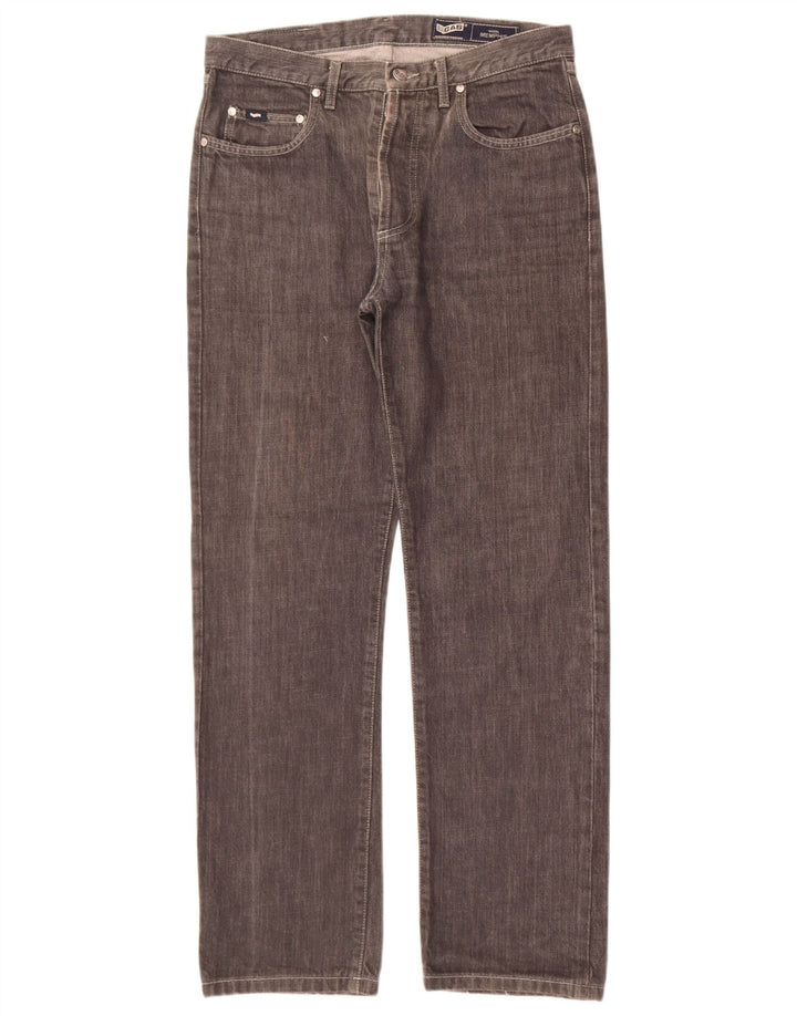 Gas Jean droit Memphis homme W33 L30 gris coton